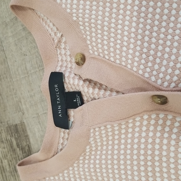 Ann Taylor Dusty Rose Cardigan - Picture 3 of 4